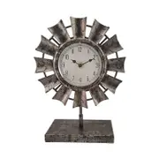 Windmill Table Clock on Base 20x28cm