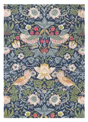 Strawberry Thief Indigo Rug