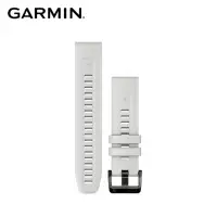 在飛比找momo購物網優惠-【GARMIN】QuickFit 22mm 大理石白矽膠錶帶
