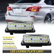White 18-LED License Plate Lamp Lights for 16-20 Nissan Maxima Murano Leaf 6000K (for: Nissan)