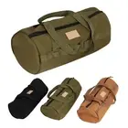 Camping Tent Stakes Bag Waterproof Canvas Bag Outdoor Tent Peg Tool Storage Bag