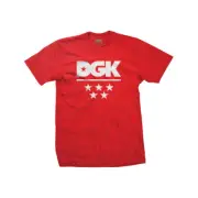 DGK Dirty Ghetto Kids "All Star" Short Sleeve Tee (Red) T-Shirt