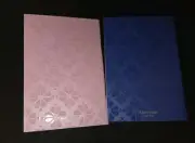 Pair Of Kate Spade Blue & Pink Spade Thin Notebooks