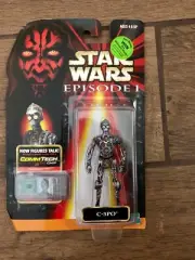 NIB Hasbro Star Wars Ep. 1 CommTech C3OP Collectible Action Figure