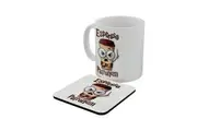 Grindstore Espresso Patronum Mug & Coaster Set (White) (One Size)