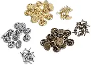 [TEHAUX] 100 Sets Diy Jewelry Accessories Pin Backs Lapel Holder Brooch Clasps Lapel Clutch Badge Clutch