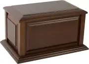 Handcrafted Extra Large Wooden Funeral Cremation Urn Box for Human Ashes,Burial