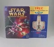MicroMachines Star Wars Luke Skywalker Race Against Tme. book and x-wing sealed
