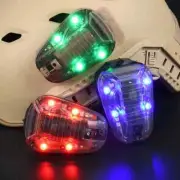 Outdoor Sports Helmet Light with Multi-Color Strobe Signal (Blue/Green/Red/IR)