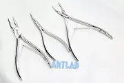 3 Premium Rongeur Bone Cutter Micro Forceps + Blumenthal + Micro Friedman