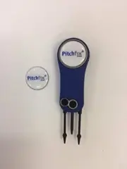 Pitchfix Fusion 2.5 Divot Tool ,Royal with extra marker