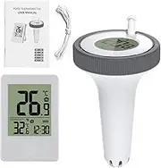 Digital Swimming Pool Thermometer Floating ，Digital Floating Thermometers Used For Swimming Pool, Bathrooms,Aquarium And Sinks White