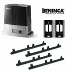 Beninca BULL424 Automatic Slide Sliding Gate Motor Opener Kit 400KG 4m