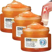 ATTDX Emu Oil Turmeric Joint Therapy Gel, ATTDX Emu Oil Turmeric Bone Sooth Gel, Professional Soothing Pain Relief, Effective Soothesfor Back, Neck, Hands, Kneel (3)