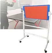 Table Tennis Rebound Board, Floor-Standing Ping Pong Self Training Return Board for Home Gyms Schools Clubs Office