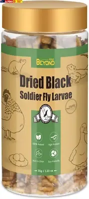Dried Black Soldier Fly Larvae - Nutrient-Rich, Sustainable Feed for Chickens, D