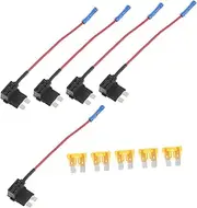 iplusmile 5pcs Insurance Power Socket Wire Connectors Fuse Block Fuse Puller Micro Fuse Kit Fuse Adapter Tap Fuse Kit Micro Fuse Adapter Fuse Wire Mini Fuse Block Wire Tap Plastic
