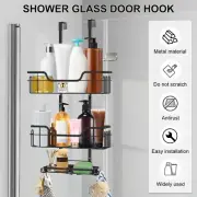 Over The Door Shower Caddy Metal 3 Tier Shower Hanging Basket Shower↤