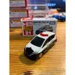 TOMICA NO.21 NISSAN NOTE POLICE CAR 新車貼