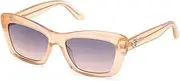 [GUESS] GU00195 Sunglasses 44Z shiny light orange 52/17/140 Woman, 44z Shiny Light Orange, 52/17/140