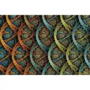 DIY Bead embroidery kit Fractal Infinity Bead stitching