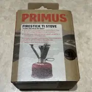 NEW Titanium Primus Firestick Ultralight( 2.9oz) Backpacking Stove