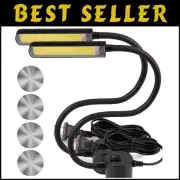 Energy Efficient Adjustable LED Work Light - Magnetic Base with 60 Bright Lights