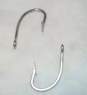 10 Mustad Hooks 6/0 Rigged Bait Saltwater FISHING LURE Snapper Striper Bass