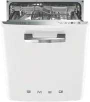 Smeg 60cm Inbuilt Retro Dishwasher White