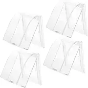 HOMSFOU 4pcs Safety Socket Cover Surge Gas Stove Protector Power Strip Vent Electric Socket Covers Exterior Stickers Outlet Covers Wall Plate Liner Oven Point Transparent Pp