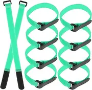 25-piece Reusable Yoga Straps Fixing Cinch Straps for Yoga Mats Organizers Hook and Loop Fastening Ties