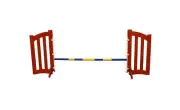 Handlers Choice Adirondack Agility Wing Jumps with Bar - Red