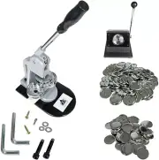 INEX Life Button Maker Kit 58mm (2¼ inch) - Punch Press for 1,000 Metal Buttons