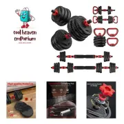 Adjustable Dumbbells, 10/25/35/55/70/90lbs Free Weight Set with Connector, 4 ...