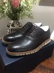 Cole Haan Men's Zerogrand Wing Oxford Java (Dark Brown) US10 New BNIB
