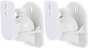 2Sets Surround Sound Wall Bracket Speaker Wall Mounts for Optimal Viewing Angle Easy Installation for Home Gaming Workstation Kitchen Rv