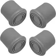 HOODANCOS 4Pcs Non Slip Rubber Feet Covers for Shower Chairs Bath Seats Walkers Durable Pads for Floor Protection Compatible with Commode Chairs and Cane Tips