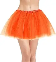 [Yolev] Tulle Skirts for Women Tutu for Women Adults Elastic 3 Layered Tulle Ballet Skirt Rave Costume Party