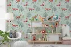 3D Animal Fox Forest Wallpaper Wall Murals Removable Wallpaper 158