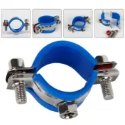 2 Pcs Office Chair Protector Pipe Holder Clamp Fix Clamps for Sinking