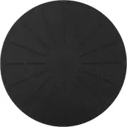 Silicone Fiberglass Induction Cooktop Mat - Non-Slip Protector, Black 9.4