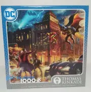 DC BATMAN Poster Puzzle Art By Thomas Kinkade The Dark Knight Saves Gotham City