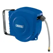 Draper Tools 15047 12m Retractable Rewind Wall Mounted Air Compressor Hose Reel
