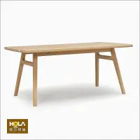 在飛比找momo購物網優惠-【HOLA】CORE ONE北歐風橡木餐桌160x95x75