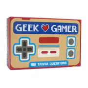 100pc Gift Republic Geek Gamer Trivia Question Cards Quiz Party Game Deck Set