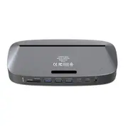 Verbatim 4K USB-C Triple Monitor Docking Station with 70W Power - 13-in-1, 2x HDMI, 1x VGA, Up to 3840x2160p, 3x USB 3.0, 1x RJ45,1x 3.5mm