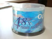 Optimum CD-R CDR 50 Discs New Unopened 48X 700 MB 80 min Recordable