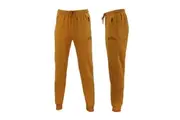 FIL Men's Fleece Track Pants Jogger Zip Pockets LOS ANGELES - Yellow [Size: S]