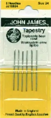 Colonial Needle JJ198-24 Tapestry Hand Needles-Size 24 6/Pkg