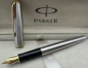 Excellent Parker Sonnet Series Fountain Pens U Choose Color 18K Gold Fine nib